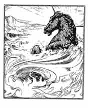 UNICORNIO
El Unicornio s�mbolo de pureza y fortaleza. Para la simbolog�a alqu�mica el Unicornio representa la esencia primaria Mercurio