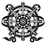 EMBLEMA BUDISTA. La estrella