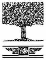 ENCINA ROBLE. Es simbolo de fuerza y árbol sagrado en numerosas tradiciones. Indica solidez, potencia, longevidad, altura, tanto en el sentido espiritual como material. Dibujo y adaptación de Ex libris personal sobre el original 