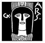 Dibujo aparecido en la revista Ver Sacrum. Gustav Klimt 1898. Dibujo y adaptación de Ex libris personal sobre el original